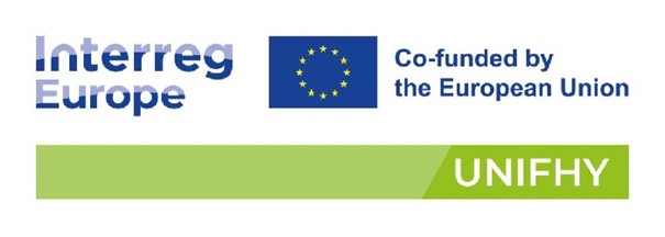 Logotyp projektu funduszy europejskich UNIFHY