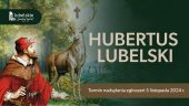 Święty Hubert z jeleniem i napis hubertus lubelskie