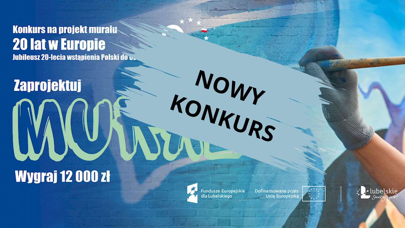 Nowy konkurs na mural przedstawiający 20 lat Polski w Unii Europejskiej